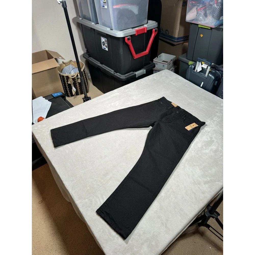 Polo Ralph Lauren Varick Slim Straight Jeans Size 34x30 Black NWT